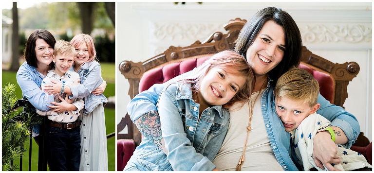 family photos with twins