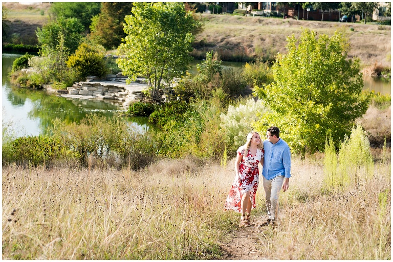lake engagement photos