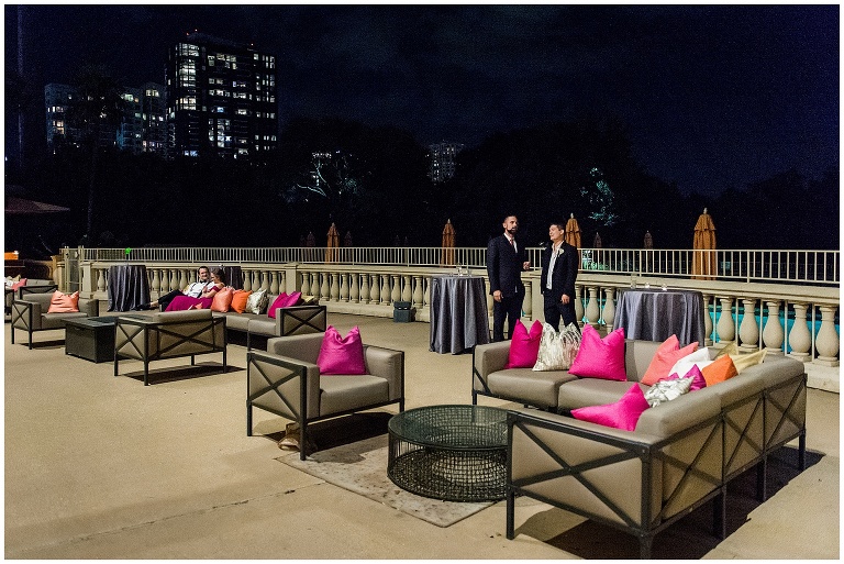 back patio of Four Seasons in Austin, TX