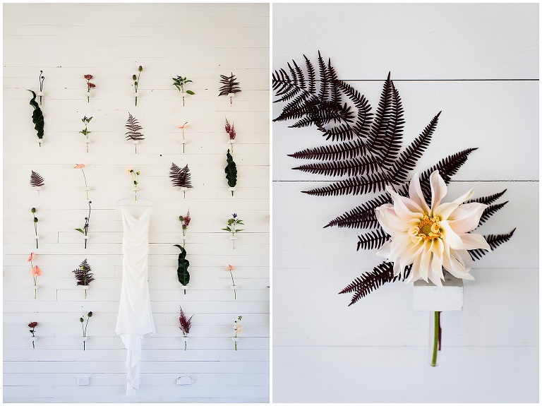 boho wedding floral design