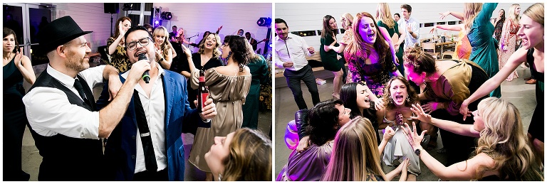 dance floor wedding fun