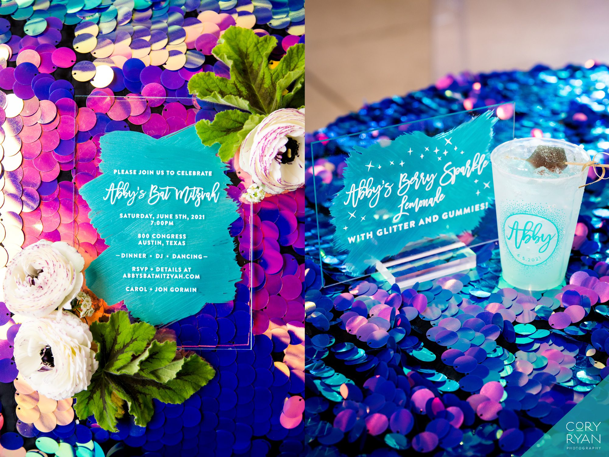 bat mitzvah party ideas