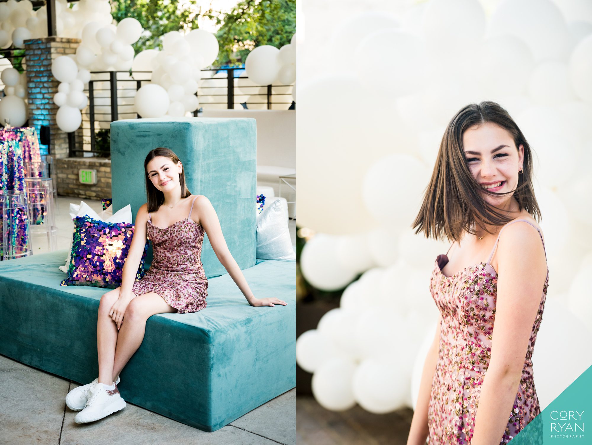 bat mitzvah portraits by Cory Ryan Photography