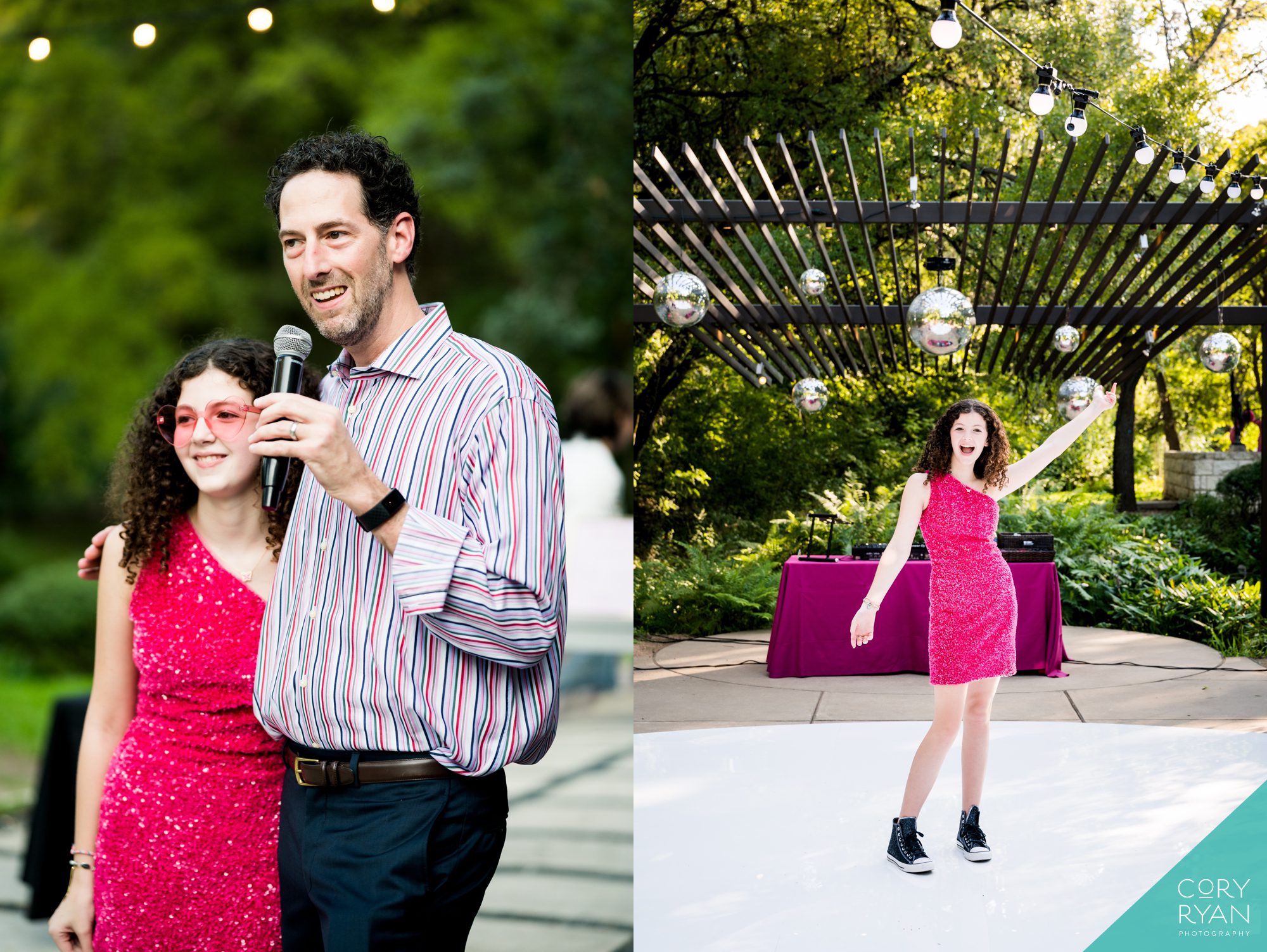 Austin bat mitzvah party design