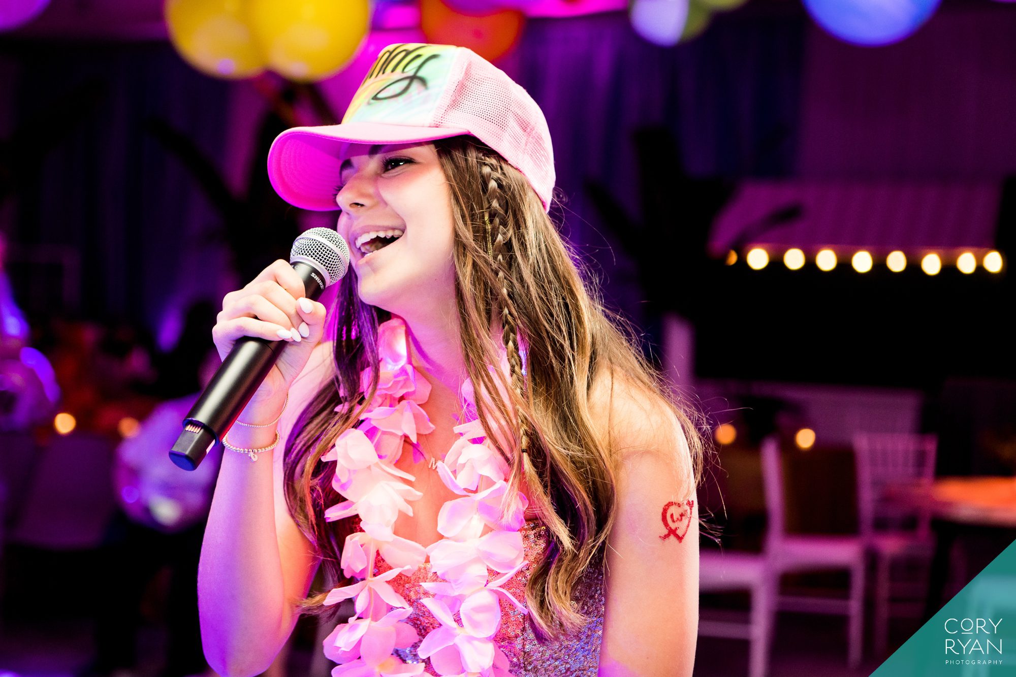 bat mitzvah party ideas; party design