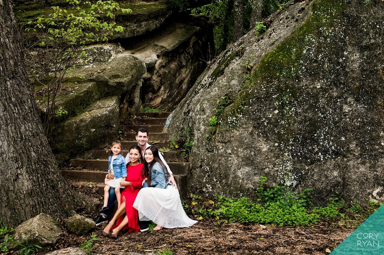 outdoor formal family portraits