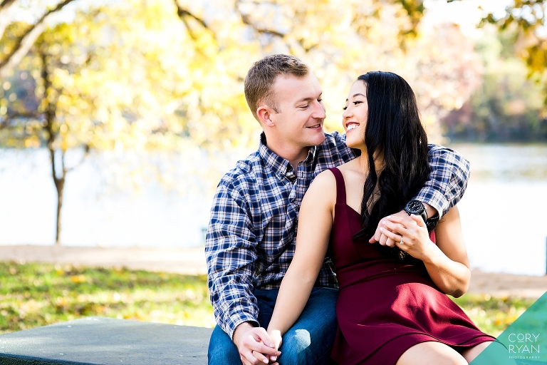pretty engagement photos