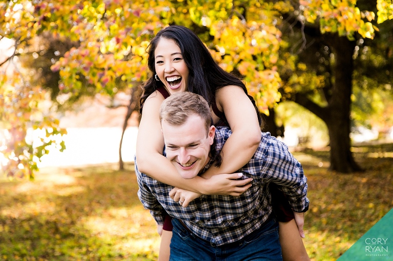 fun engagement session