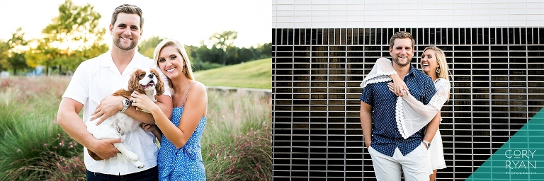 engagement photos with pets