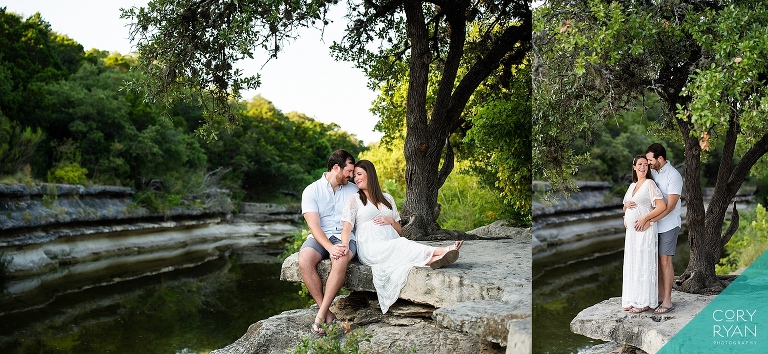 couple's maternity session