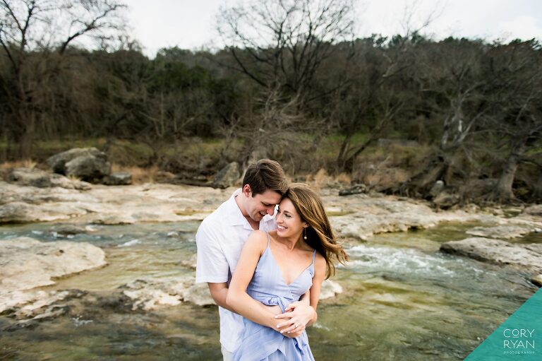 hill country engagement pictures