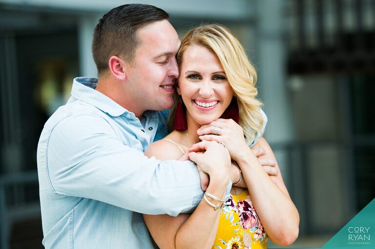 spring engagement photos