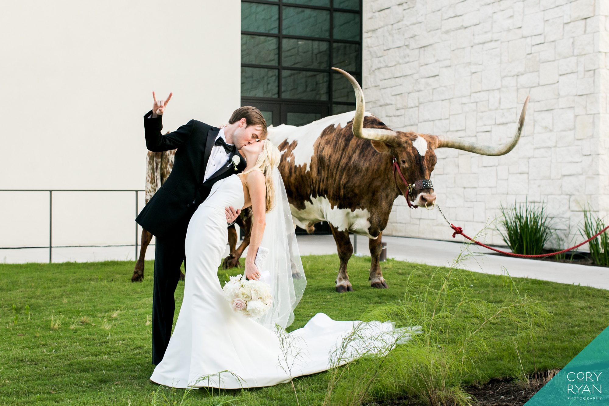 University of Texas wedding; longhorn wedding; Austin wedding photographers