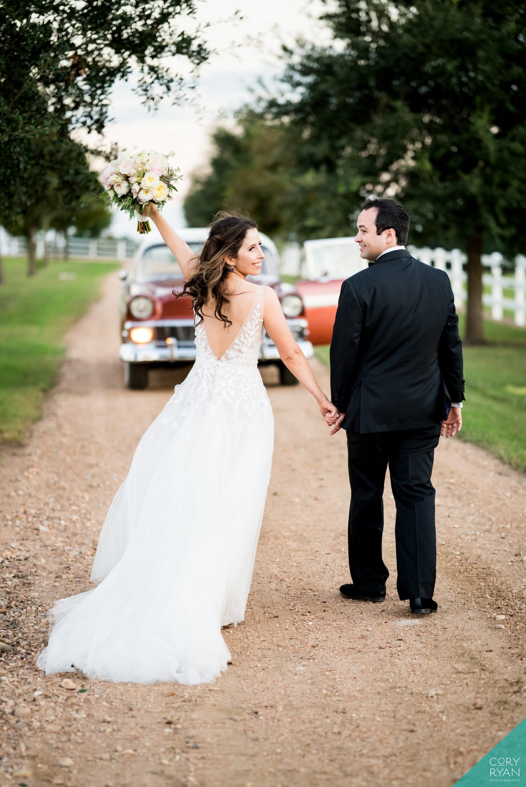 austin bride and groom