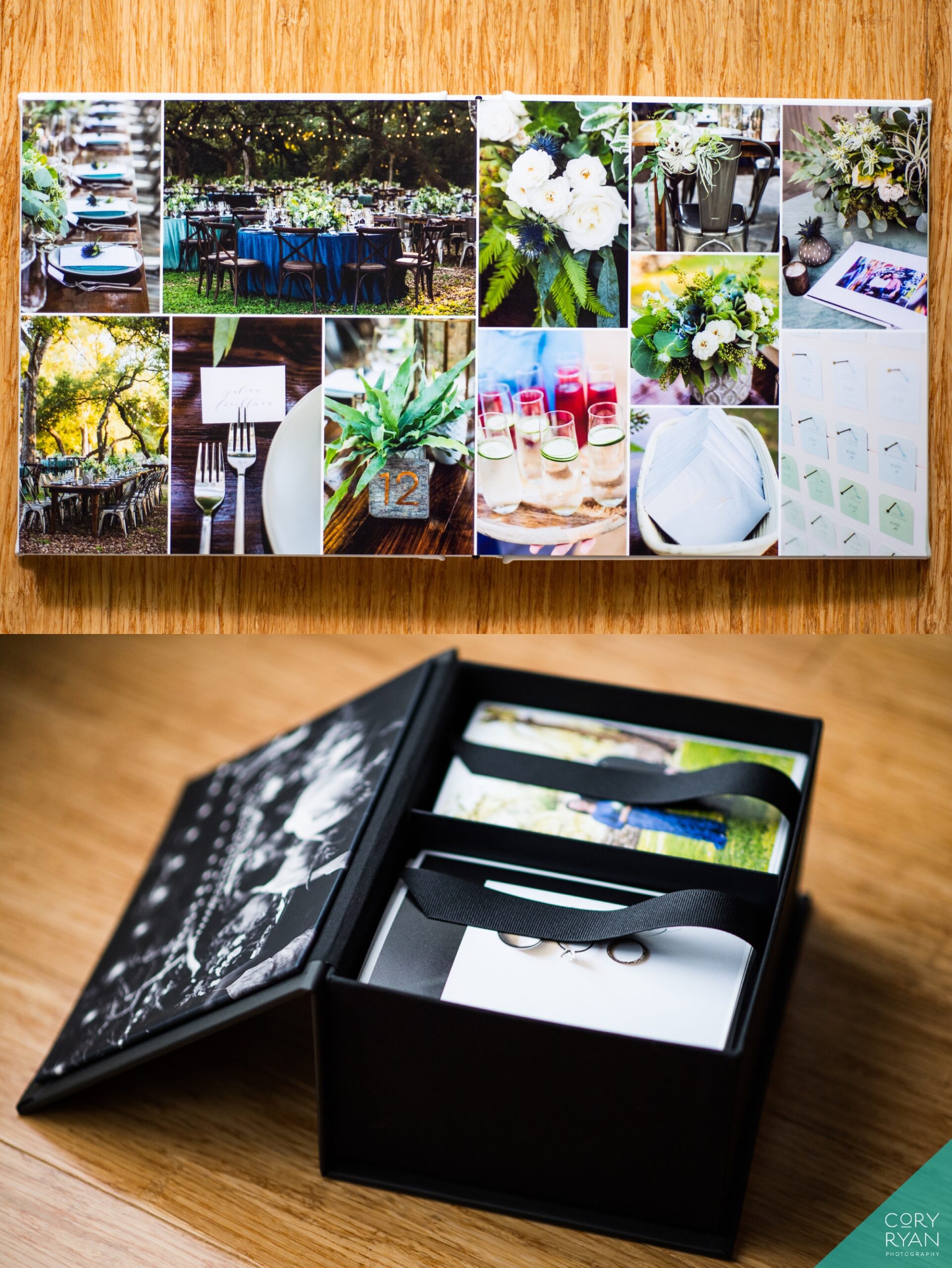 wedding photo displays